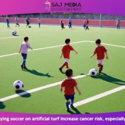 Does playing soccer on artificial turf increase cancer risk, especially in kids